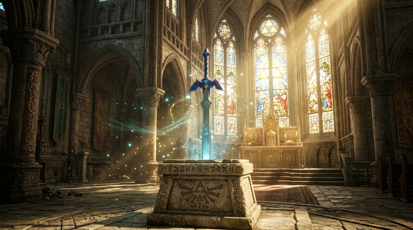 Zelda Master Sword Temple of Time