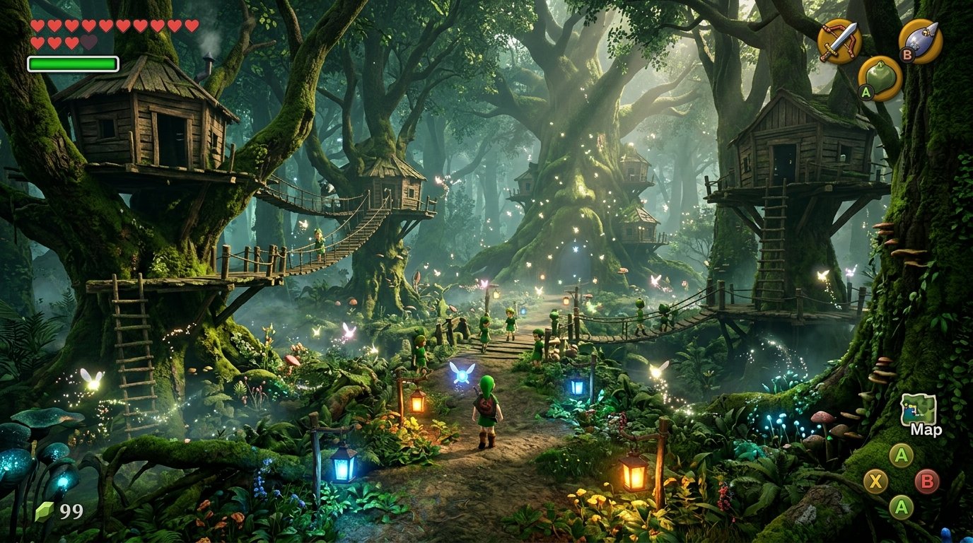 Zelda UE5 Kokiri Forest